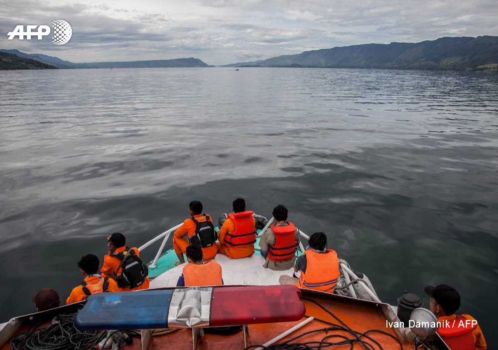 The captain of an overloaded Indonesian ferry that sank into a volcanic lake has been detained by police for questioning, as official estimates list 193 people still missing    
