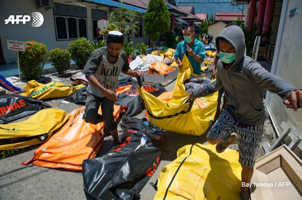 Indonesian Vice-President Jusuf Kalla says the final number of dead from a quake and tsunami could be in the thousands as President Joko Widodo arrives to see the devastation for himself    