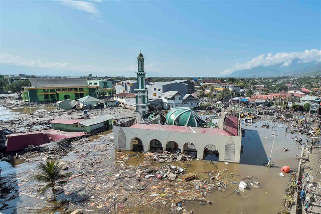 Death toll of tsunami and earthquake in Indonesia reached 1200