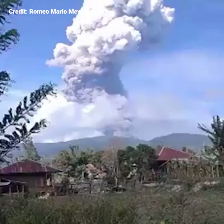 Volcano erupts on quake-stricken Sulawesi   