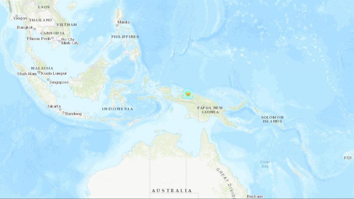 A 6.3-magnitude earthquake jolted 245 km west of Abepura, Indonesia at 17:24 GMT on Wednesday with a depth of 12.13 km, the U.S. Geological Survey said   